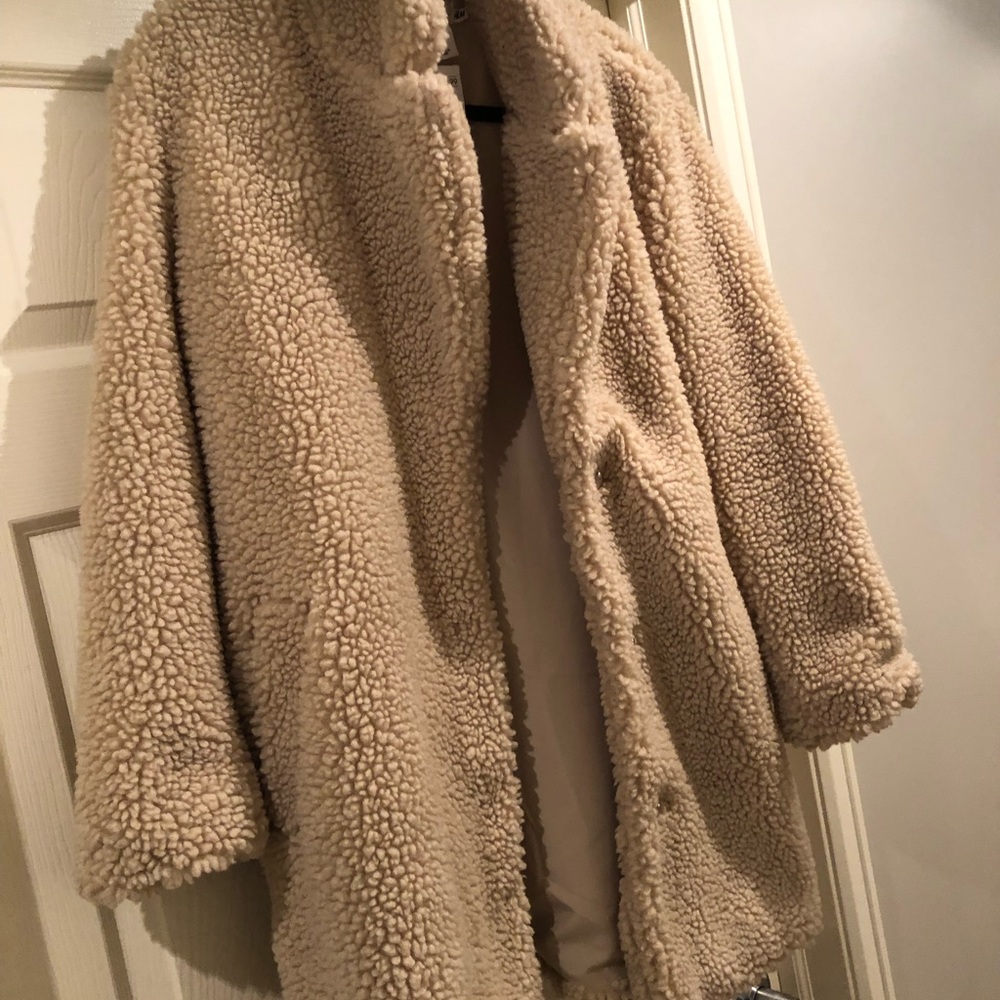 H&M teddy bear coat!